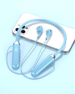 Wireless Neckband Bluetooth Headphones with LED Display
