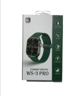 WS-3 Pro Smartwatch with Blood Sugar Checker (C-6421)