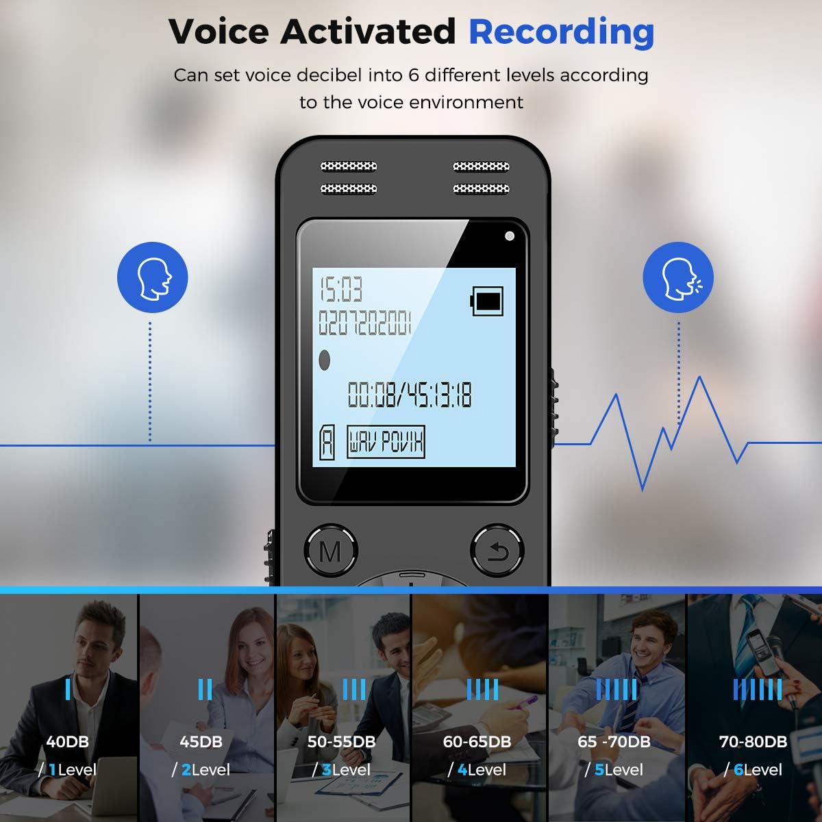 EVIDA Digital Voice Recorder