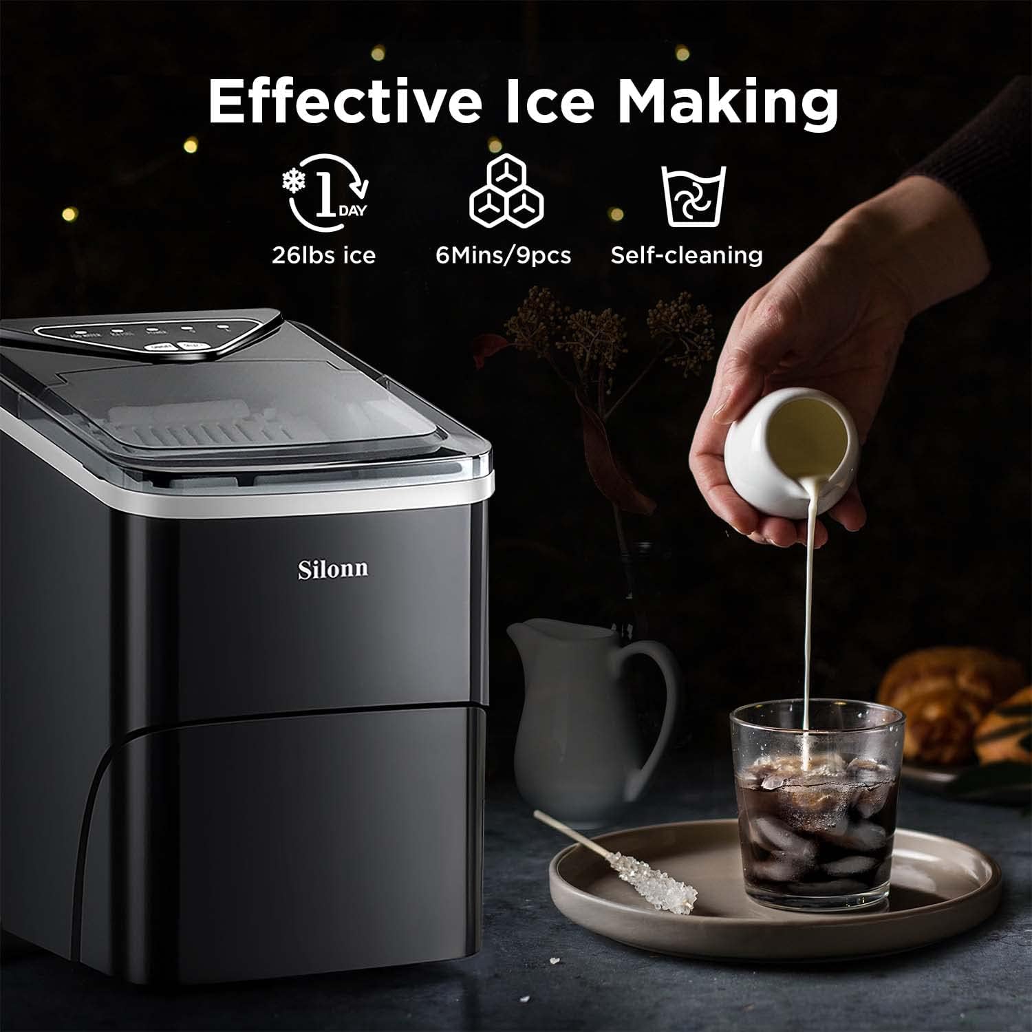 No-1 Silonn Ice Maker Countertop