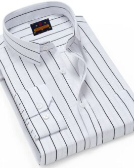 Men’s Long Sleeve Stripe Shirt (DS-7595)